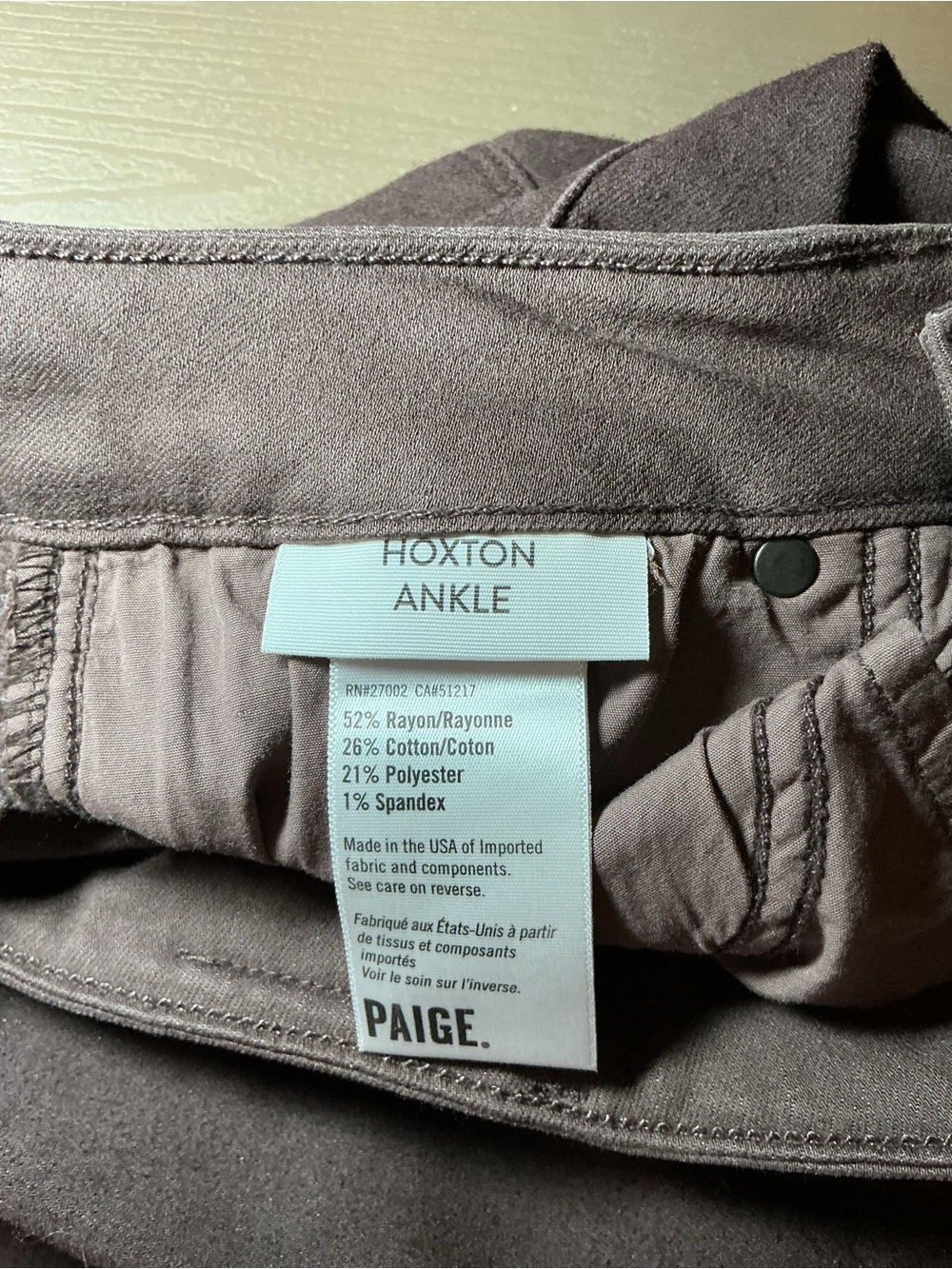 PAIGE Women's Brown Skinny Jeans - Picture 9 of 9